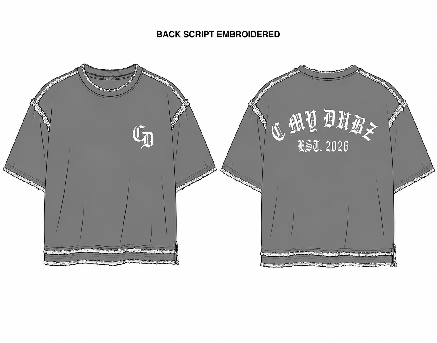 CDUBZ CONCRETE TEE